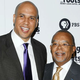 Cory Booker with Henry Louis Gates Jr. (Jimi Celeste/Patrick McMullan, Getty Images)